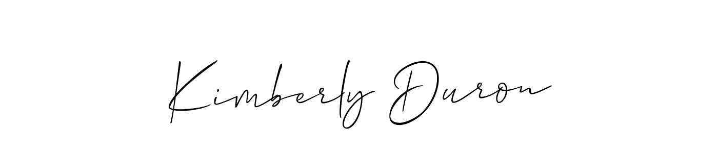 Here are the top 10 professional signature styles for the name Kimberly Duron. These are the best autograph styles you can use for your name. Kimberly Duron signature style 2 images and pictures png