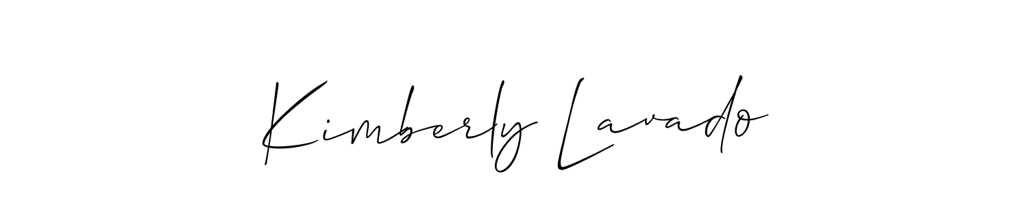 if you are searching for the best signature style for your name Kimberly Lavado. so please give up your signature search. here we have designed multiple signature styles  using Allison_Script. Kimberly Lavado signature style 2 images and pictures png