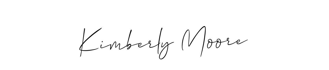 Also we have Kimberly Moore name is the best signature style. Create professional handwritten signature collection using Allison_Script autograph style. Kimberly Moore signature style 2 images and pictures png