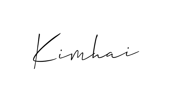 This is the best signature style for the Kimhai name. Also you like these signature font (Allison_Script). Mix name signature. Kimhai signature style 2 images and pictures png