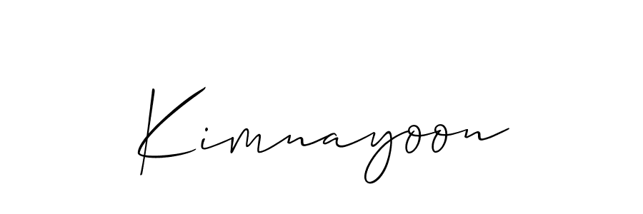 Similarly Allison_Script is the best handwritten signature design. Signature creator online .You can use it as an online autograph creator for name Kimnayoon. Kimnayoon signature style 2 images and pictures png