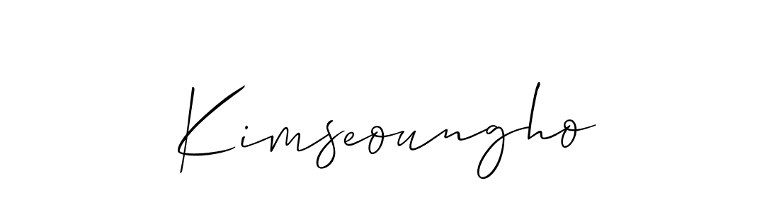 Also You can easily find your signature by using the search form. We will create Kimseoungho name handwritten signature images for you free of cost using Allison_Script sign style. Kimseoungho signature style 2 images and pictures png