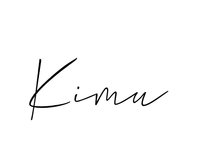 Also You can easily find your signature by using the search form. We will create Kimu name handwritten signature images for you free of cost using Allison_Script sign style. Kimu signature style 2 images and pictures png