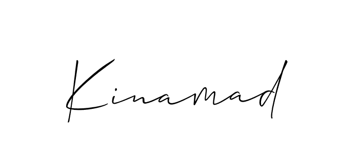 Kinamad stylish signature style. Best Handwritten Sign (Allison_Script) for my name. Handwritten Signature Collection Ideas for my name Kinamad. Kinamad signature style 2 images and pictures png
