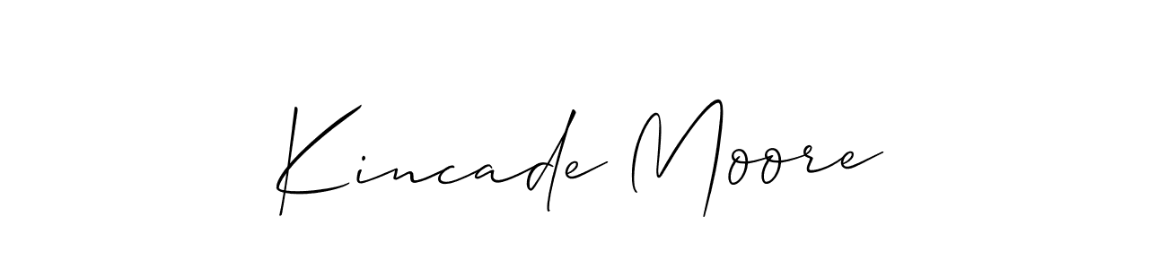 See photos of Kincade Moore official signature by Spectra . Check more albums & portfolios. Read reviews & check more about Allison_Script font. Kincade Moore signature style 2 images and pictures png