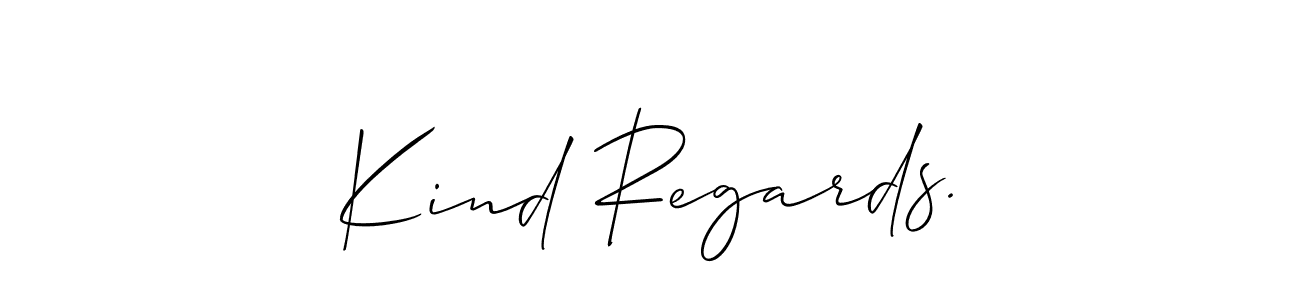 How to Draw Kind Regards. signature style? Allison_Script is a latest design signature styles for name Kind Regards.. Kind Regards. signature style 2 images and pictures png