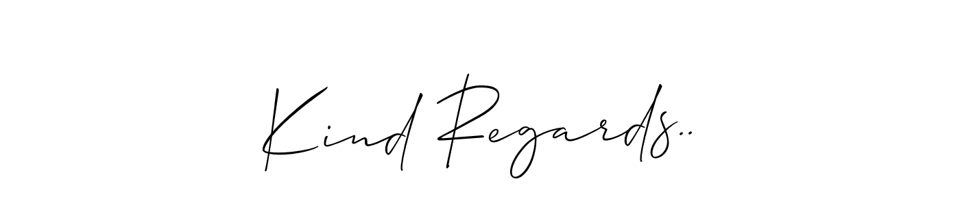 This is the best signature style for the Kind Regards.. name. Also you like these signature font (Allison_Script). Mix name signature. Kind Regards.. signature style 2 images and pictures png
