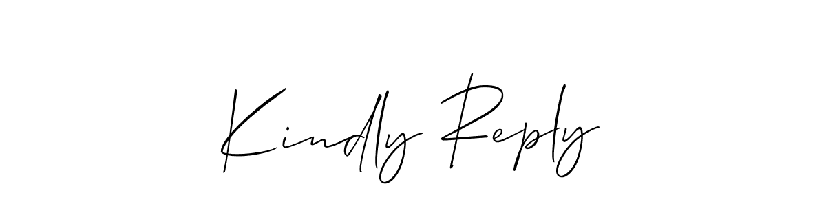 You can use this online signature creator to create a handwritten signature for the name Kindly Reply. This is the best online autograph maker. Kindly Reply signature style 2 images and pictures png