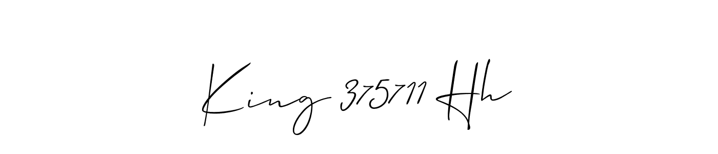 Make a beautiful signature design for name King 375711 Hh. With this signature (Allison_Script) style, you can create a handwritten signature for free. King 375711 Hh signature style 2 images and pictures png