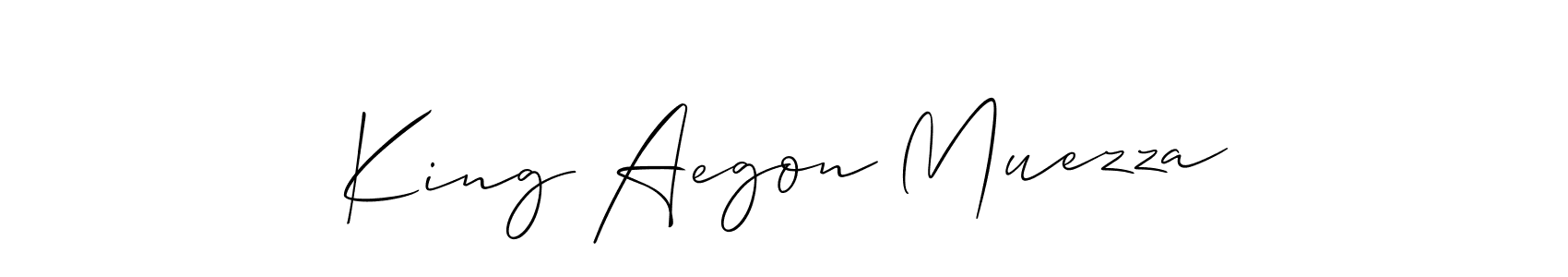 Check out images of Autograph of King Aegon Muezza name. Actor King Aegon Muezza Signature Style. Allison_Script is a professional sign style online. King Aegon Muezza signature style 2 images and pictures png