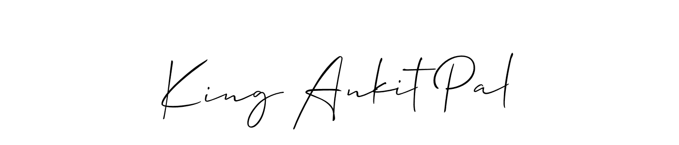 Make a beautiful signature design for name King Ankit Pal. Use this online signature maker to create a handwritten signature for free. King Ankit Pal signature style 2 images and pictures png
