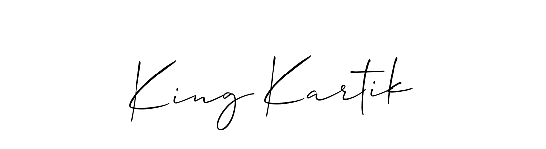 You can use this online signature creator to create a handwritten signature for the name King Kartik. This is the best online autograph maker. King Kartik signature style 2 images and pictures png