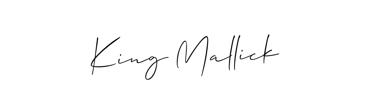 You can use this online signature creator to create a handwritten signature for the name King Mallick. This is the best online autograph maker. King Mallick signature style 2 images and pictures png