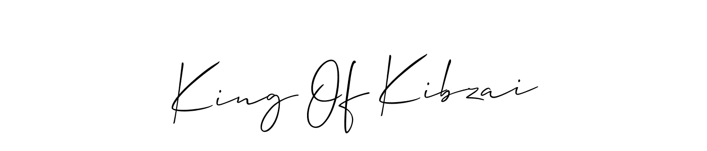 This is the best signature style for the King Of Kibzai name. Also you like these signature font (Allison_Script). Mix name signature. King Of Kibzai signature style 2 images and pictures png