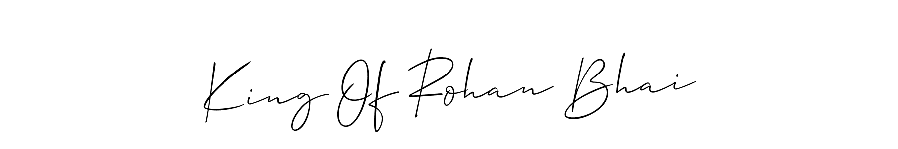 Here are the top 10 professional signature styles for the name King Of Rohan Bhai. These are the best autograph styles you can use for your name. King Of Rohan Bhai signature style 2 images and pictures png