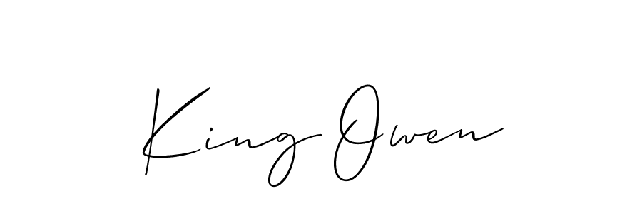 Check out images of Autograph of King Owen name. Actor King Owen Signature Style. Allison_Script is a professional sign style online. King Owen signature style 2 images and pictures png