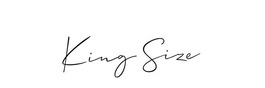 This is the best signature style for the King Size name. Also you like these signature font (Allison_Script). Mix name signature. King Size signature style 2 images and pictures png