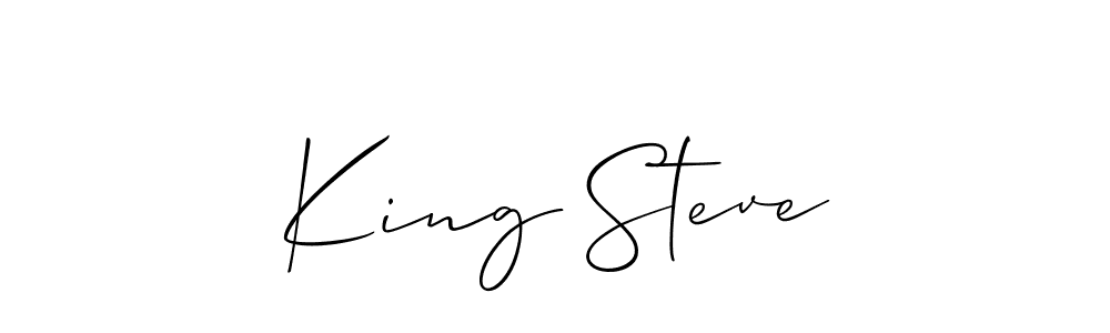 Once you've used our free online signature maker to create your best signature Allison_Script style, it's time to enjoy all of the benefits that King Steve name signing documents. King Steve signature style 2 images and pictures png