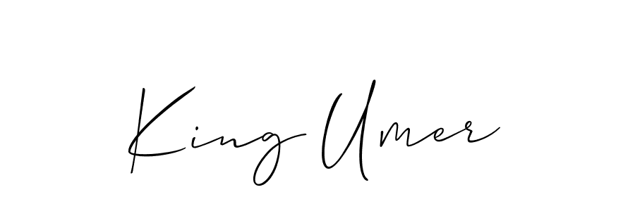 How to Draw King Umer signature style? Allison_Script is a latest design signature styles for name King Umer. King Umer signature style 2 images and pictures png