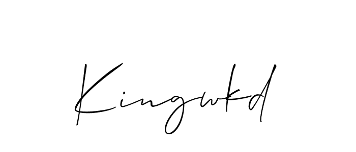 You can use this online signature creator to create a handwritten signature for the name Kingwkd. This is the best online autograph maker. Kingwkd signature style 2 images and pictures png