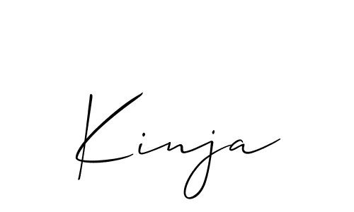Kinja stylish signature style. Best Handwritten Sign (Allison_Script) for my name. Handwritten Signature Collection Ideas for my name Kinja. Kinja signature style 2 images and pictures png