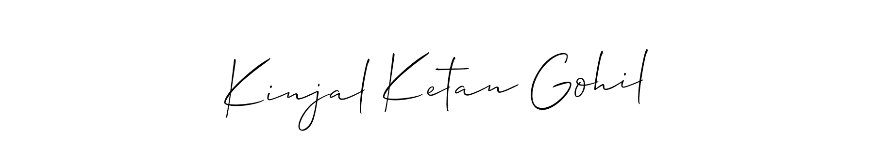 See photos of Kinjal Ketan Gohil official signature by Spectra . Check more albums & portfolios. Read reviews & check more about Allison_Script font. Kinjal Ketan Gohil signature style 2 images and pictures png
