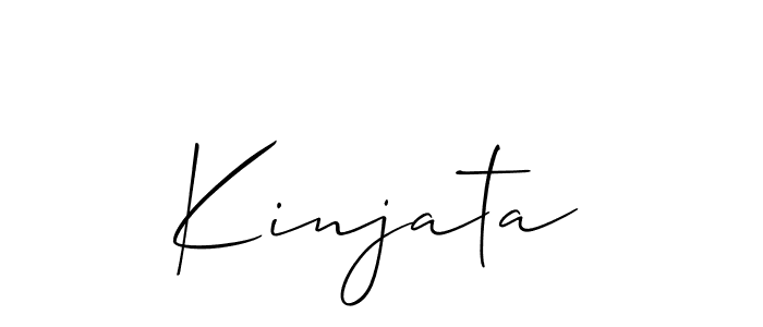 Make a beautiful signature design for name Kinjata. Use this online signature maker to create a handwritten signature for free. Kinjata signature style 2 images and pictures png