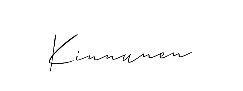 Similarly Allison_Script is the best handwritten signature design. Signature creator online .You can use it as an online autograph creator for name Kinnunen. Kinnunen signature style 2 images and pictures png