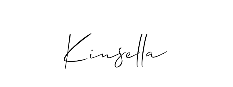 Best and Professional Signature Style for Kinsella. Allison_Script Best Signature Style Collection. Kinsella signature style 2 images and pictures png