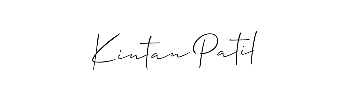 if you are searching for the best signature style for your name Kintan Patil. so please give up your signature search. here we have designed multiple signature styles  using Allison_Script. Kintan Patil signature style 2 images and pictures png