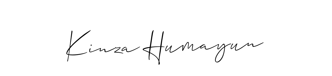 You should practise on your own different ways (Allison_Script) to write your name (Kinza Humayun) in signature. don't let someone else do it for you. Kinza Humayun signature style 2 images and pictures png