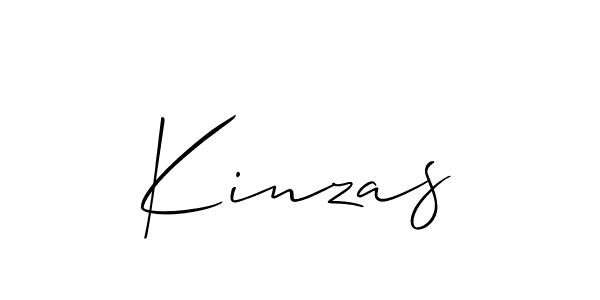 Similarly Allison_Script is the best handwritten signature design. Signature creator online .You can use it as an online autograph creator for name Kinzas. Kinzas signature style 2 images and pictures png