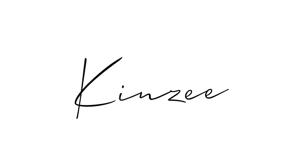 The best way (Allison_Script) to make a short signature is to pick only two or three words in your name. The name Kinzee include a total of six letters. For converting this name. Kinzee signature style 2 images and pictures png