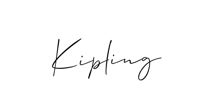 Best and Professional Signature Style for Kipling. Allison_Script Best Signature Style Collection. Kipling signature style 2 images and pictures png