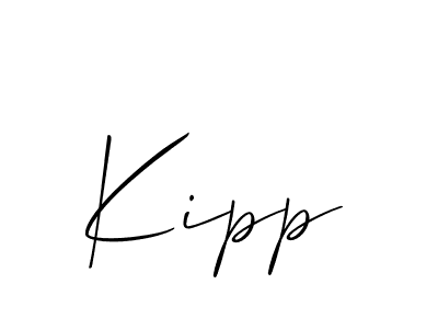 Make a beautiful signature design for name Kipp. Use this online signature maker to create a handwritten signature for free. Kipp signature style 2 images and pictures png