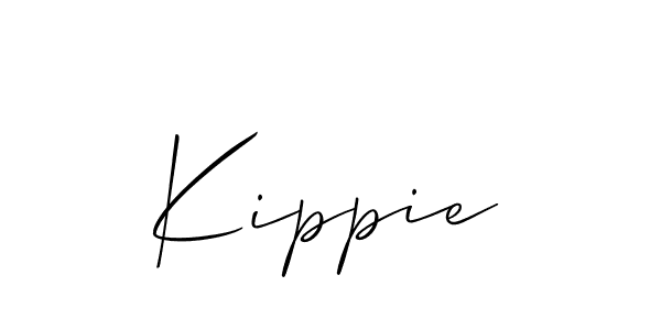 Make a short Kippie signature style. Manage your documents anywhere anytime using Allison_Script. Create and add eSignatures, submit forms, share and send files easily. Kippie signature style 2 images and pictures png