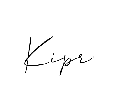 Create a beautiful signature design for name Kipr. With this signature (Allison_Script) fonts, you can make a handwritten signature for free. Kipr signature style 2 images and pictures png