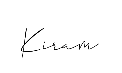 Allison_Script is a professional signature style that is perfect for those who want to add a touch of class to their signature. It is also a great choice for those who want to make their signature more unique. Get Kiram name to fancy signature for free. Kiram signature style 2 images and pictures png