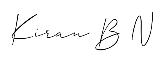 Turn your name Kiran B N into a signature brand with Allison_Script styling. Download in standard PNG or transparent format anytime. Kiran B N signature style 2 images and pictures png
