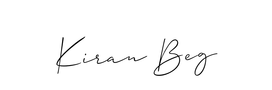 Make a beautiful signature design for name Kiran Beg. Use this online signature maker to create a handwritten signature for free. Kiran Beg signature style 2 images and pictures png