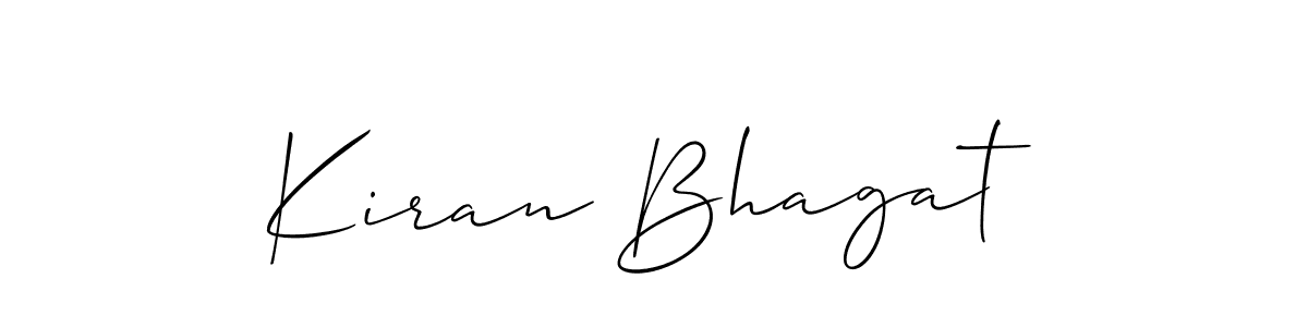 Best and Professional Signature Style for Kiran Bhagat. Allison_Script Best Signature Style Collection. Kiran Bhagat signature style 2 images and pictures png