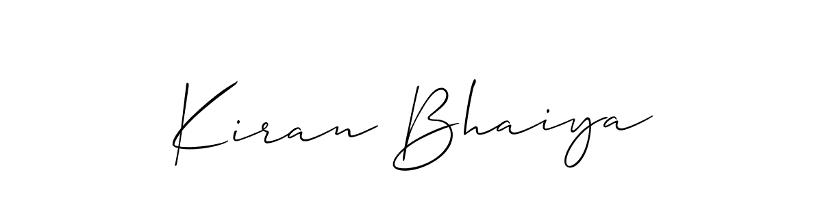 Here are the top 10 professional signature styles for the name Kiran Bhaiya. These are the best autograph styles you can use for your name. Kiran Bhaiya signature style 2 images and pictures png