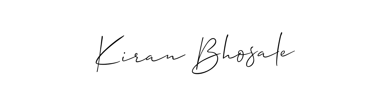 Make a beautiful signature design for name Kiran Bhosale. Use this online signature maker to create a handwritten signature for free. Kiran Bhosale signature style 2 images and pictures png