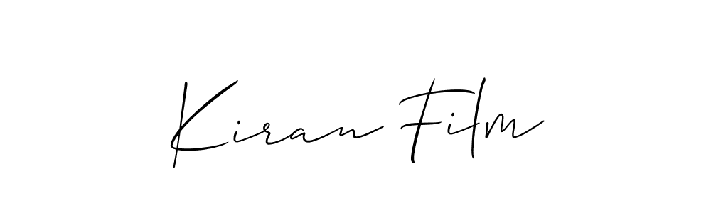 Also You can easily find your signature by using the search form. We will create Kiran Film name handwritten signature images for you free of cost using Allison_Script sign style. Kiran Film signature style 2 images and pictures png