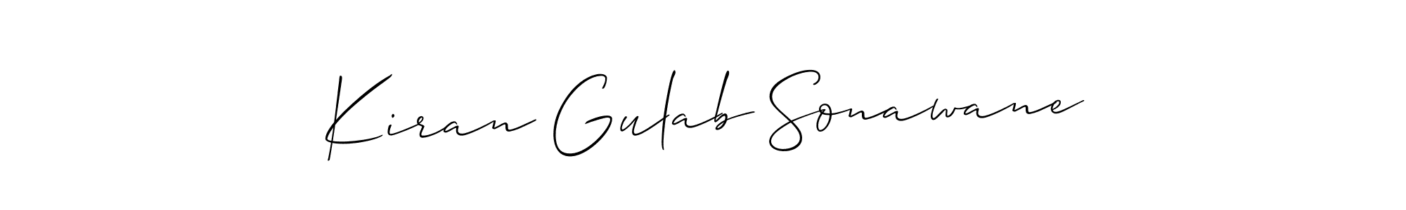 How to Draw Kiran Gulab Sonawane signature style? Allison_Script is a latest design signature styles for name Kiran Gulab Sonawane. Kiran Gulab Sonawane signature style 2 images and pictures png