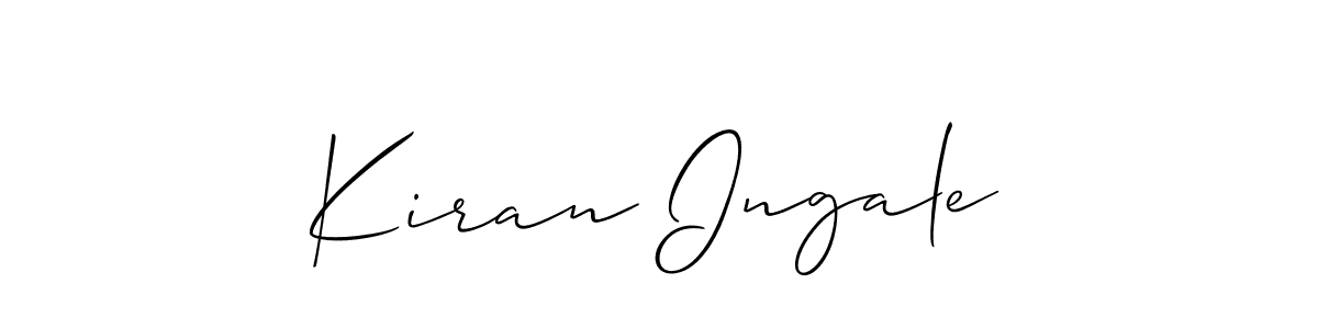 Once you've used our free online signature maker to create your best signature Allison_Script style, it's time to enjoy all of the benefits that Kiran Ingale name signing documents. Kiran Ingale signature style 2 images and pictures png