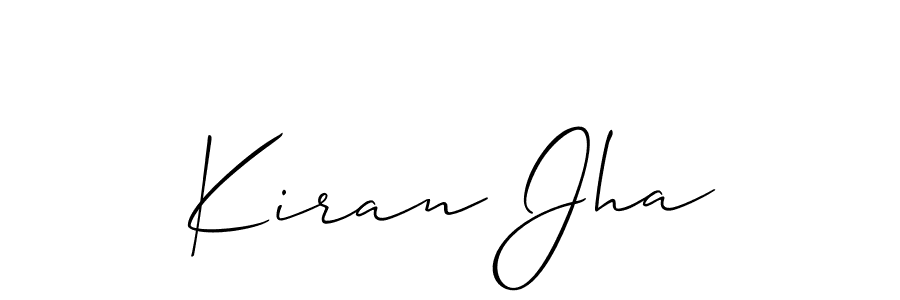 You can use this online signature creator to create a handwritten signature for the name Kiran Jha. This is the best online autograph maker. Kiran Jha signature style 2 images and pictures png