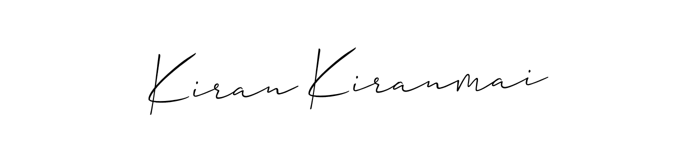 How to Draw Kiran Kiranmai signature style? Allison_Script is a latest design signature styles for name Kiran Kiranmai. Kiran Kiranmai signature style 2 images and pictures png