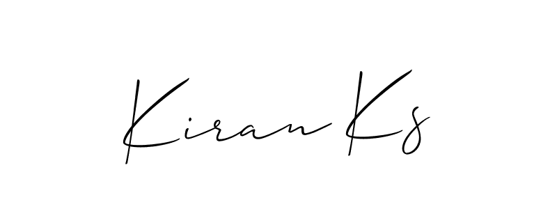 Make a beautiful signature design for name Kiran Ks. Use this online signature maker to create a handwritten signature for free. Kiran Ks signature style 2 images and pictures png