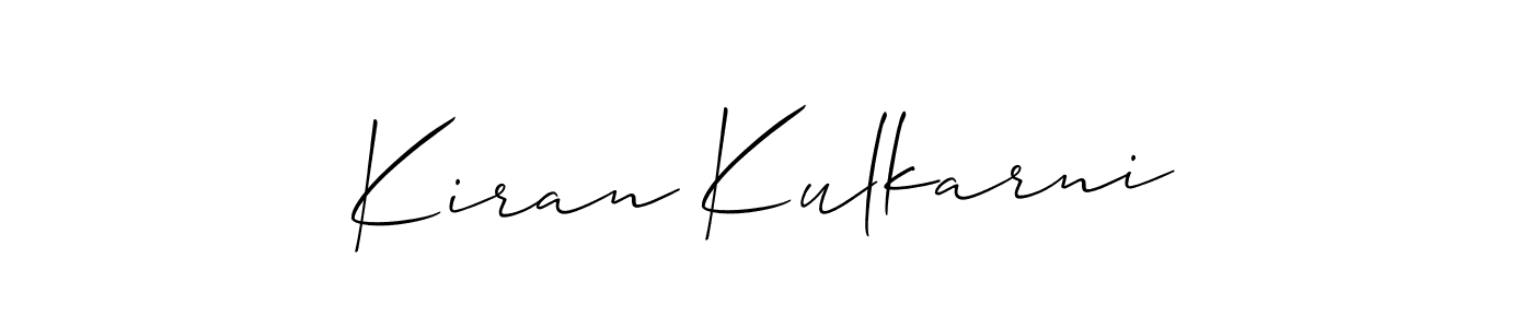 Once you've used our free online signature maker to create your best signature Allison_Script style, it's time to enjoy all of the benefits that Kiran Kulkarni name signing documents. Kiran Kulkarni signature style 2 images and pictures png